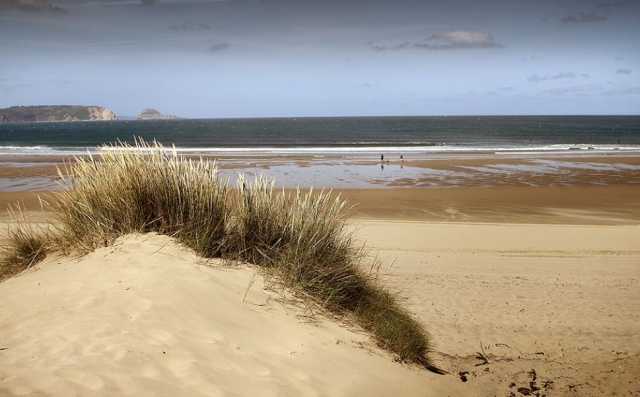  Strand von Las Salinas in Asturien 